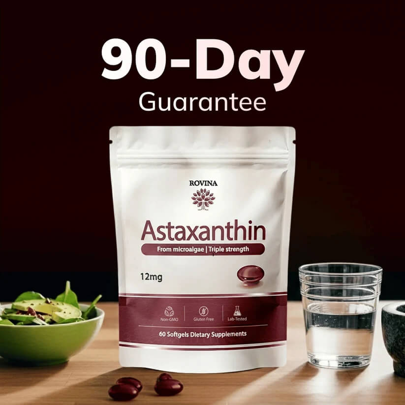 Rovina Astaxanthin - Nature’s Most Powerful Antioxidant for Whole Body Support & Cellular Protection